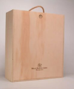 ESTUCHE PARA VINO y 2 COPAS (EST452)