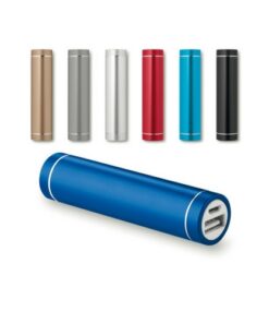CARGADOR/POWERBANK CILINDRICO 2600mAh (PB262)